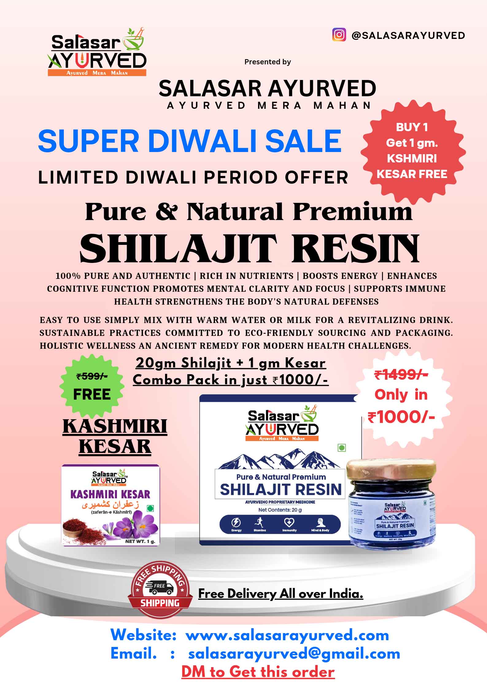 Combo-offer-Shilajit-Resin-Kashmiri-Kesar